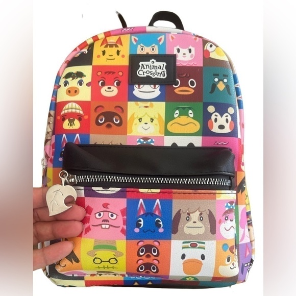BIOWORLD Animal Crossing Nintendo Switch Game Character Grid Mini Backpack main image 9